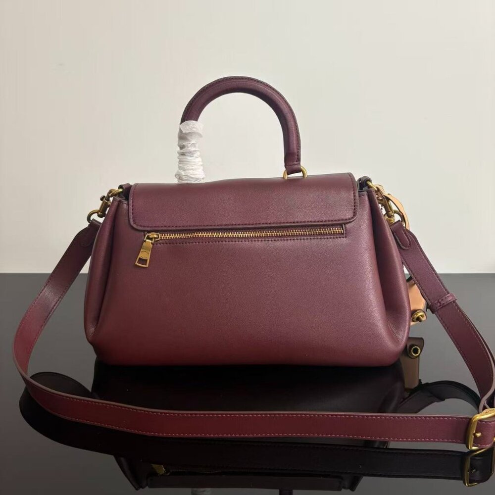 COACH women's SLOUCHY ROGUE handbag size 35.5*21*16 cm - Picture 4 of 9